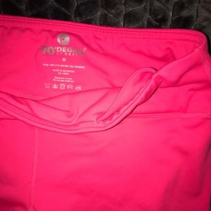 Neon pink leggings